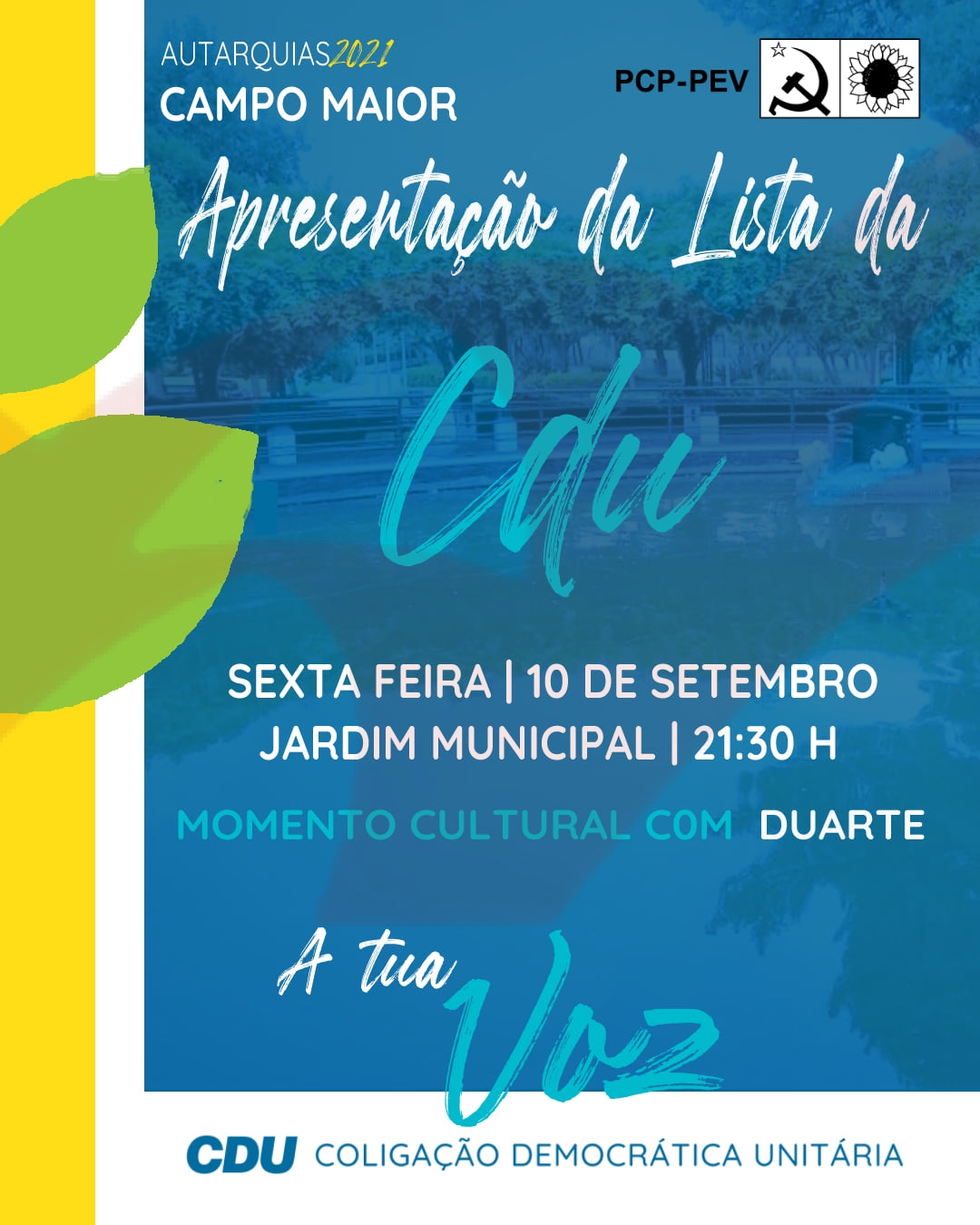 CDU de Campo Maior apresenta listas às autárquicas Rádio Elvas